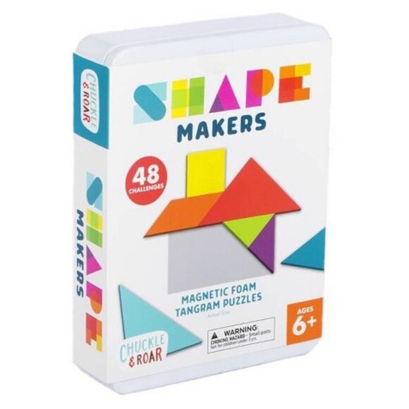 Chuckle & Roam shape makers magnetic foam tangrams game - Picture 1 of 3